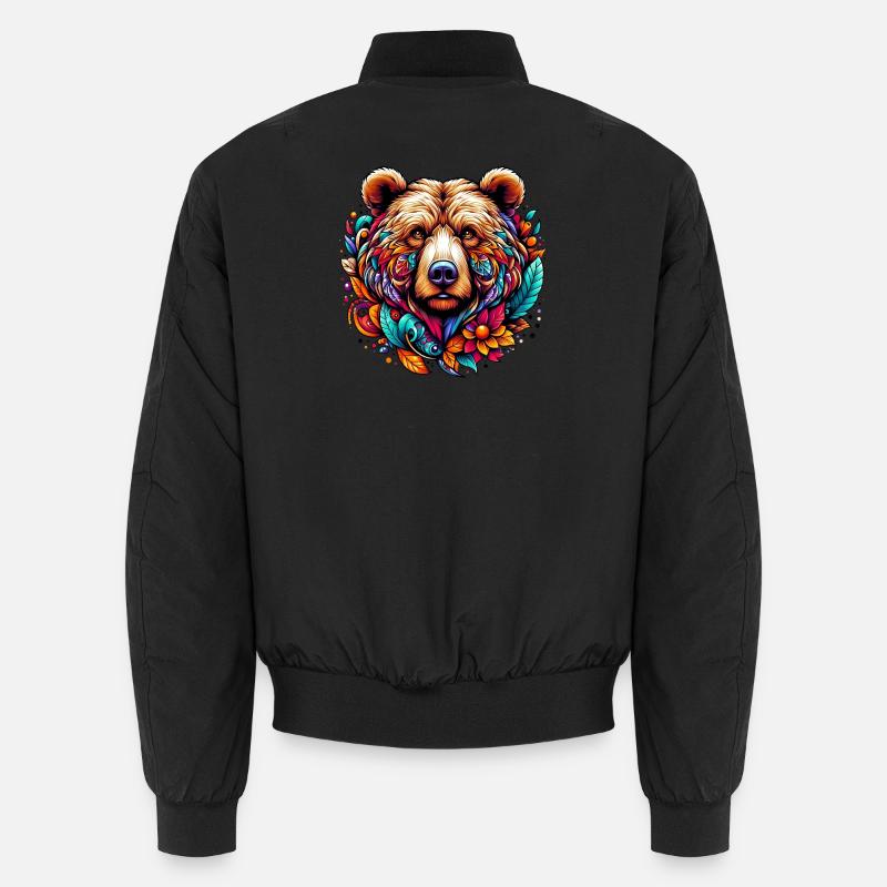 Bär Unisex Bomberjacke