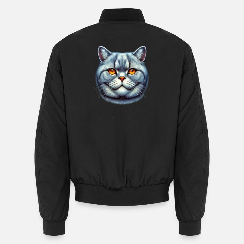 Britisch Kurzhaar Katze Unisex Bomberjacke