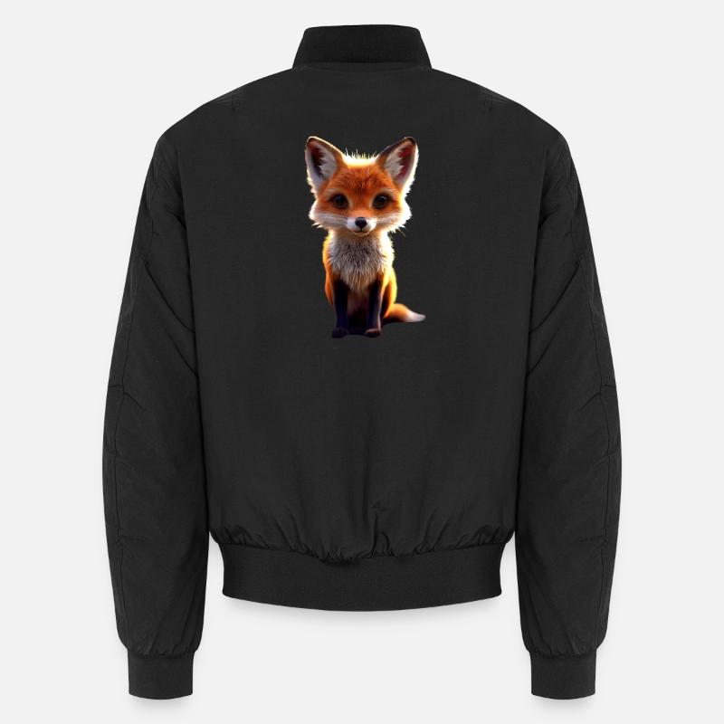 Fuchs Ich Liebe Füchse Rotfuchs Wilder Süßer Fuchs Unisex Bomberjacke