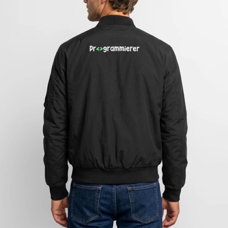 Programmer, Geek, Scripting, Code, Nerd Unisex Bomber Jacket