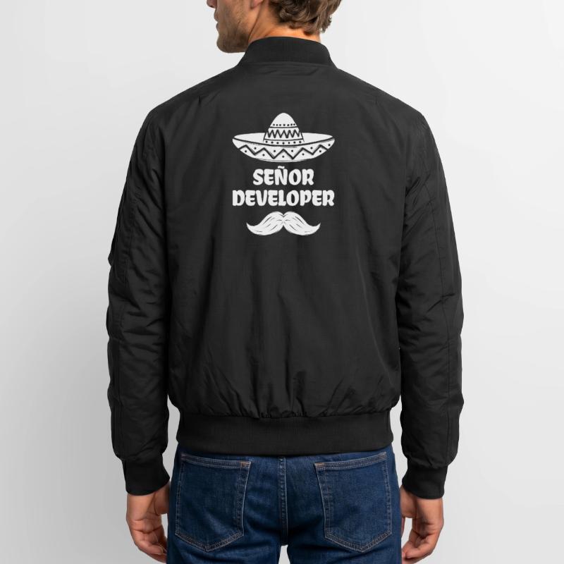 Developer Statement Code Computer Science Geek Scripting Unisex Bomber Jacket