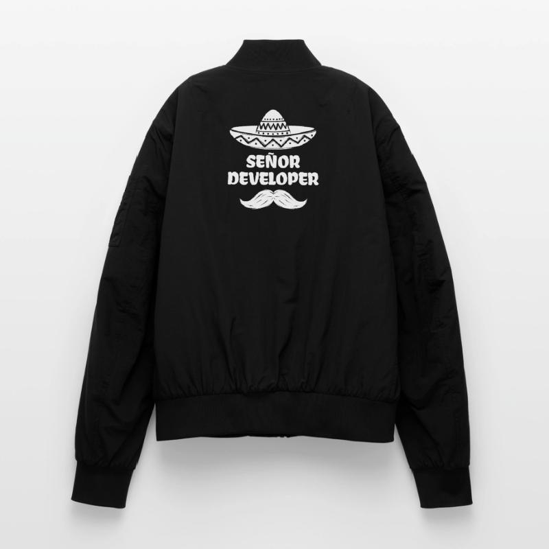 Developer Statement Code Computer Science Geek Scripting Unisex Bomber Jacket