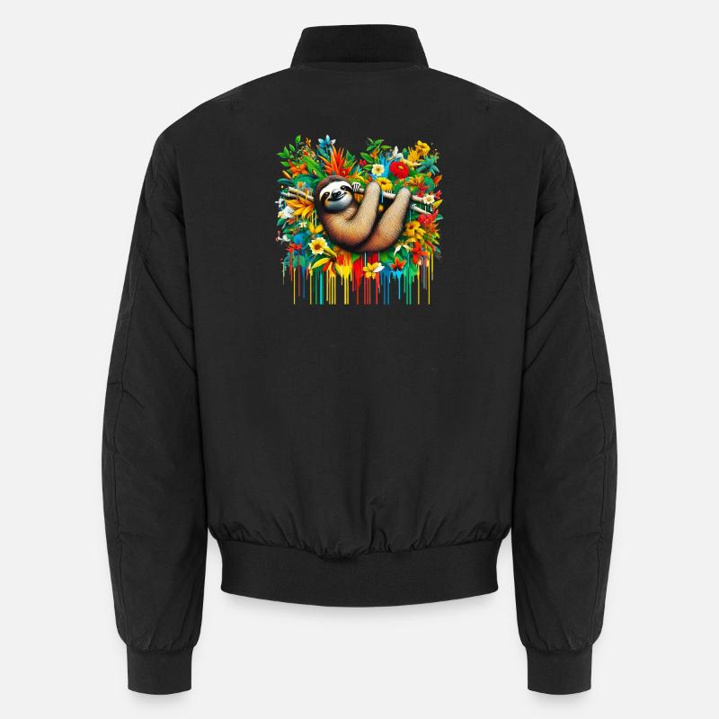 Faultier Unisex Bomberjacke