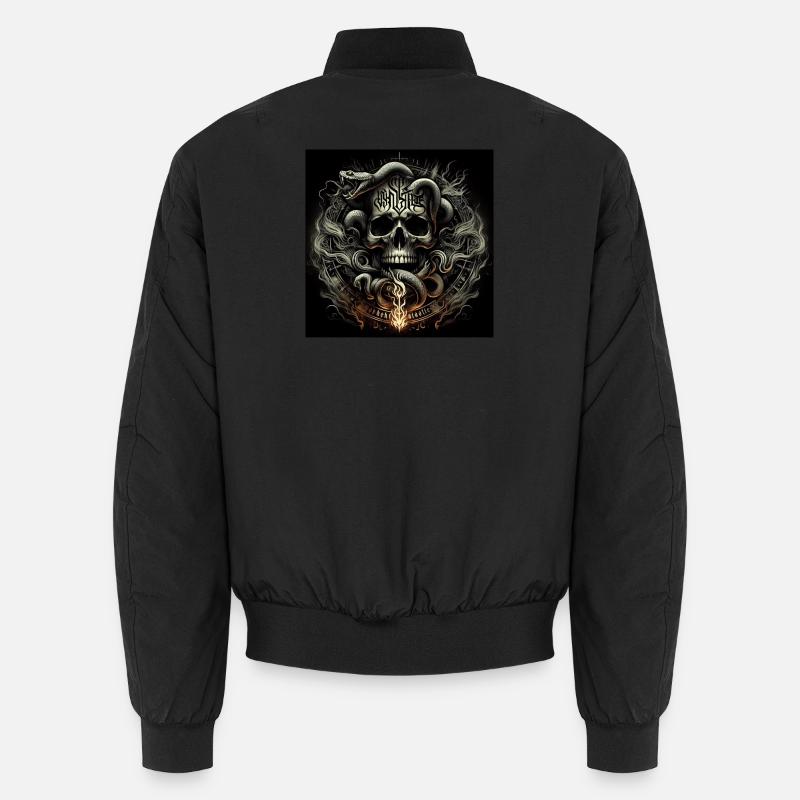 Crâne et serpents Bomber unisexe