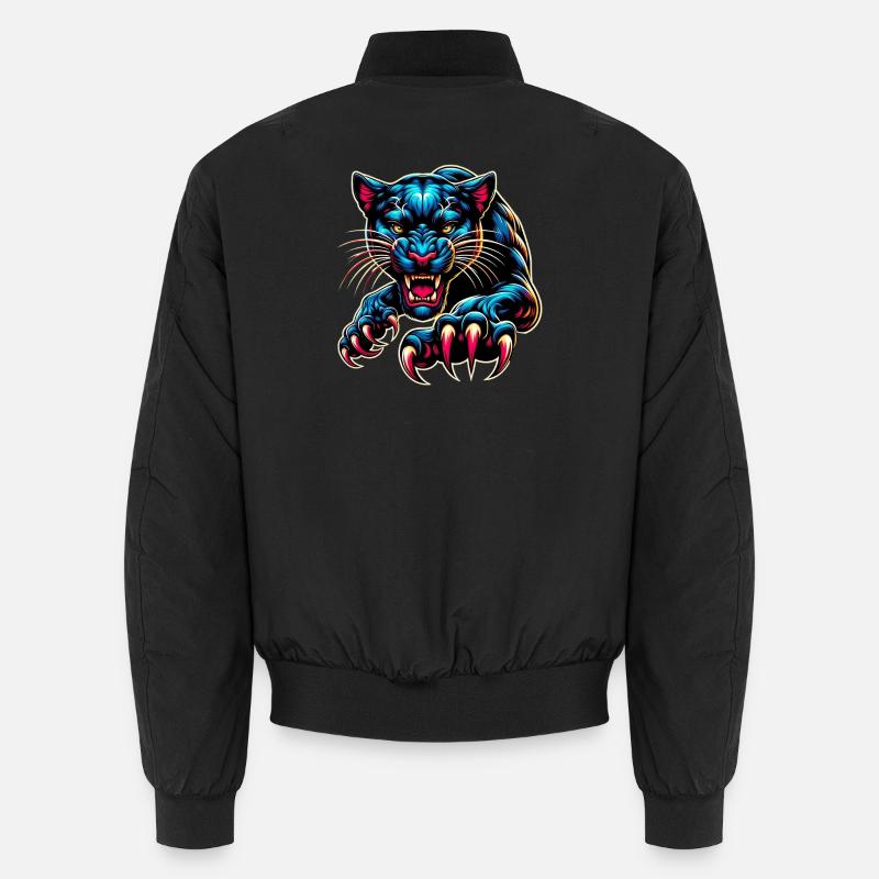Panther - Unisex Bomber Jacket - black