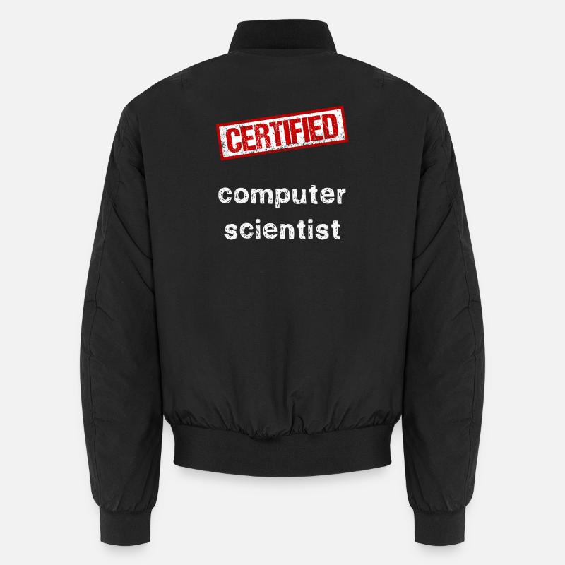 Computer scientist - Unisex Bomber Jacket - black