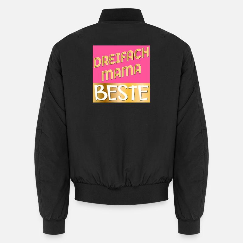 DREIFACH MAMA MUTTERTAG Unisex Bomberjacke