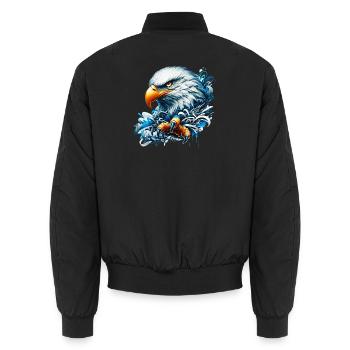 Aigle - Bomber unisexe - noir - Dos - AI Model Male 185 light (185cm)