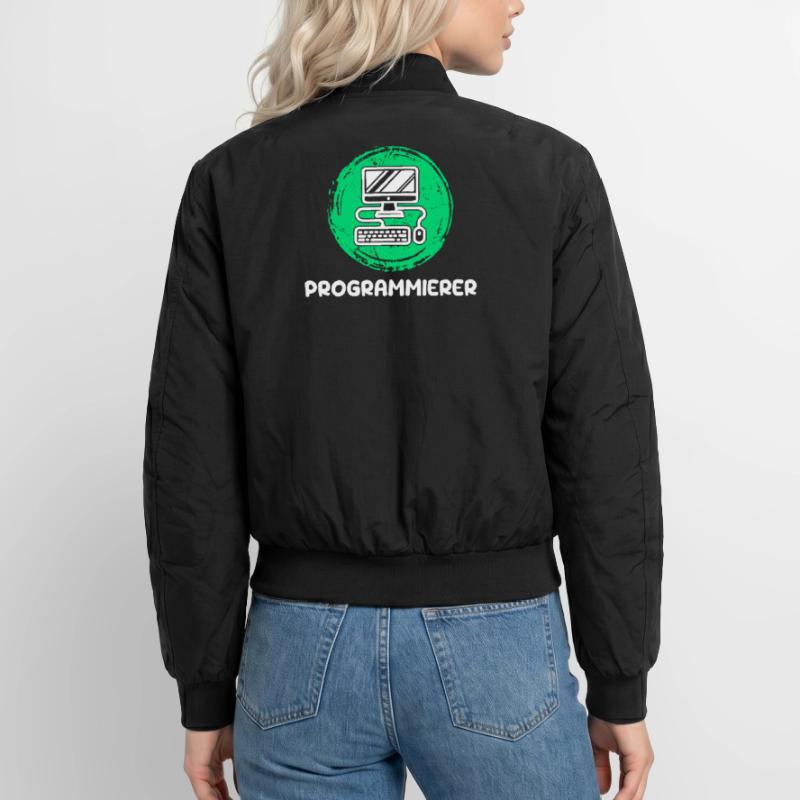 Computer Freak Scripting Developer Programmer Unisex Bomber Jacket