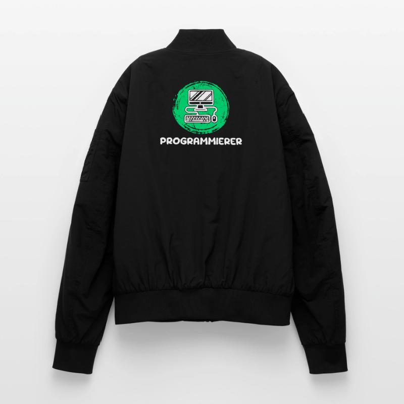 Computer Freak Scripting Developer Programmer Unisex Bomber Jacket