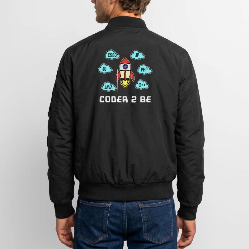 Developer Statement Css Php Java C++ Programmierer Unisex Bomberjacke