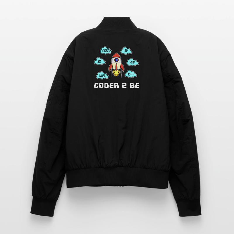 Developer Statement Css Php Java C++ Programmierer Unisex Bomberjacke