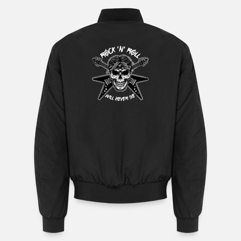 Skull Rock ne meurt jamais. Bomber unisexe