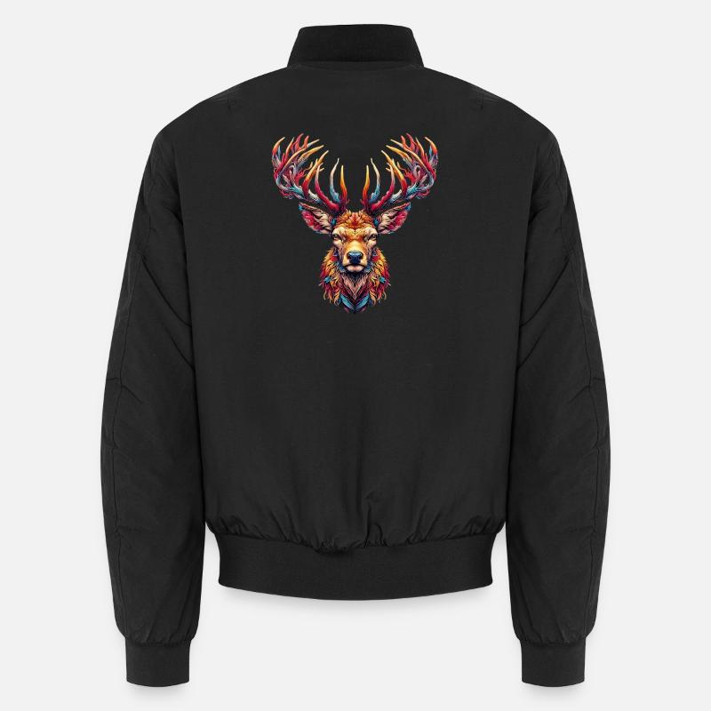Deer Unisex Bomber Jacket