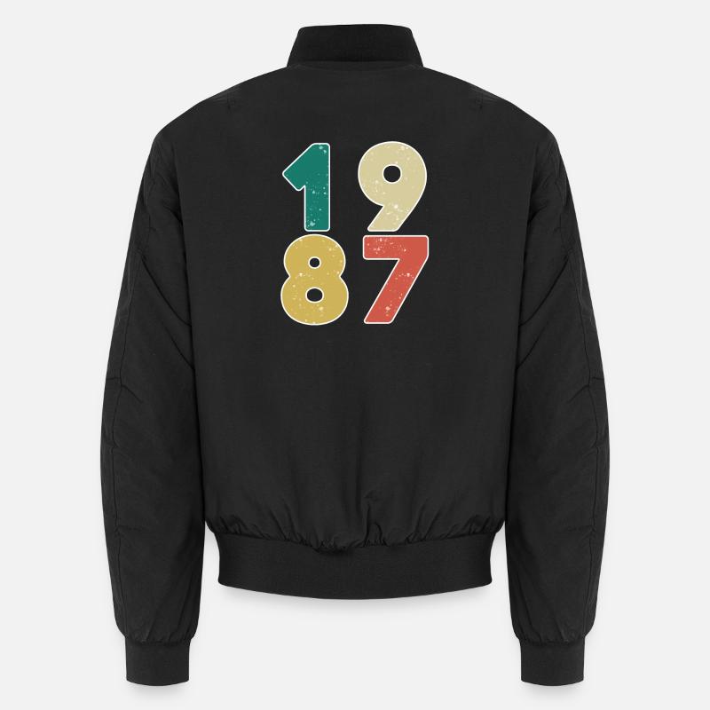1987 - Né en 1987 - Construit en 1987 Bomber unisexe