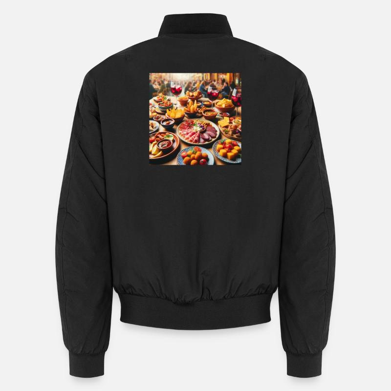 Spanische Tapas Unisex Bomberjacke