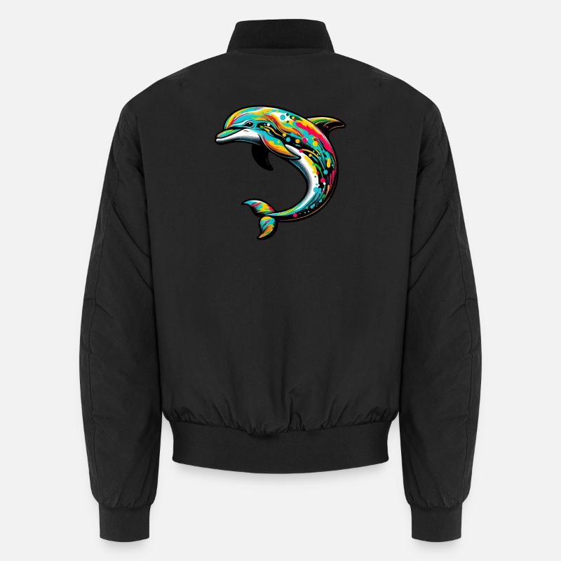 Delfin Unisex Bomberjacke