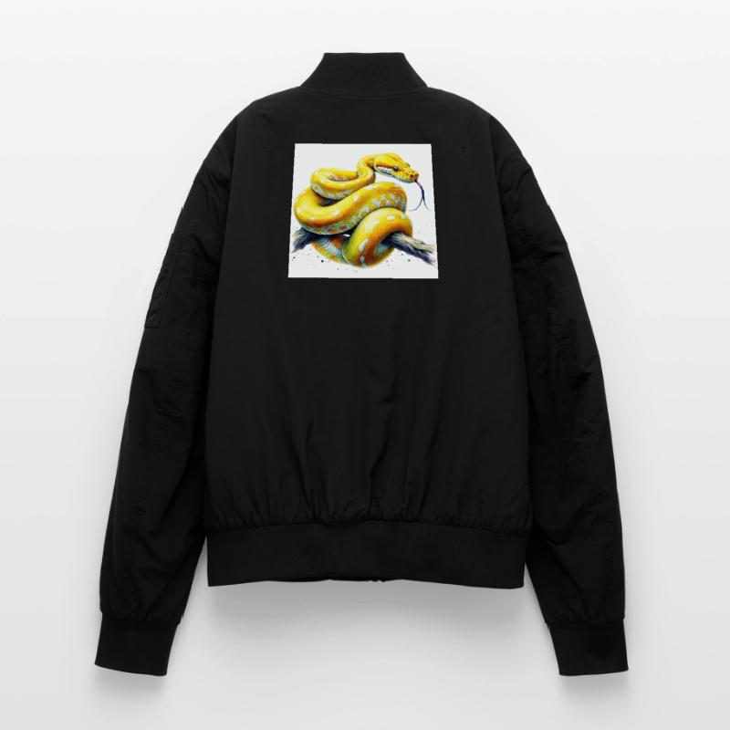 Python jaune Bomber unisexe