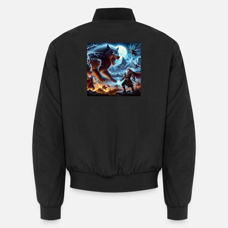 Fenrir - Unisex Bomberjacke - Schwarz
