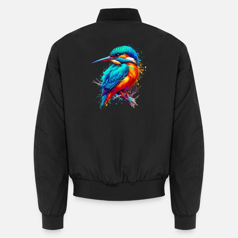 Kingfisher Unisex Bomber Jacket