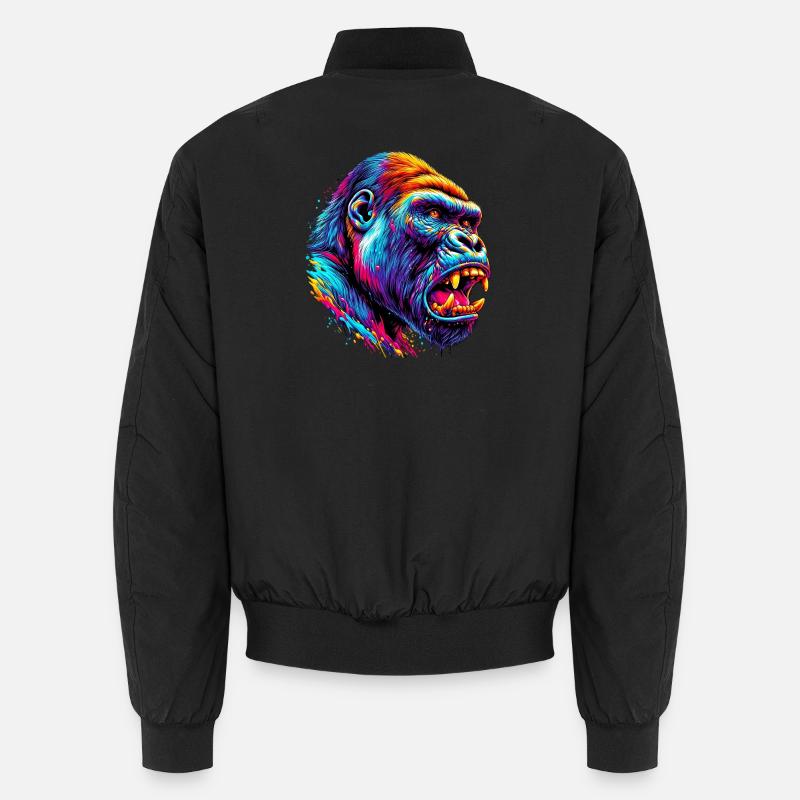 Gorilla - Unisex Bomber Jacket - black