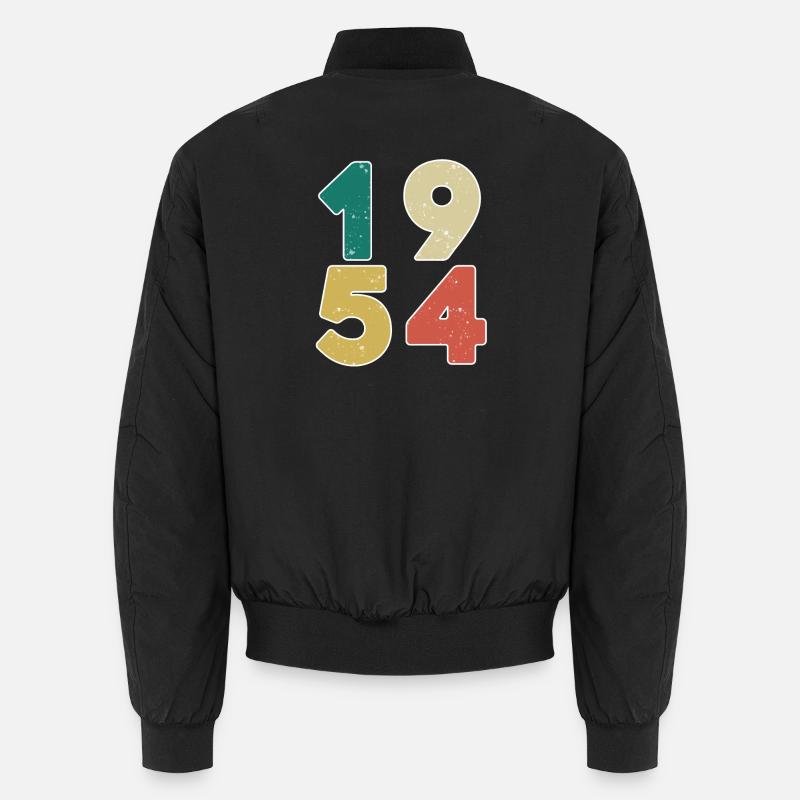 1954 - Born 1954 - Built in 1954 Unisex Bomber Jacket