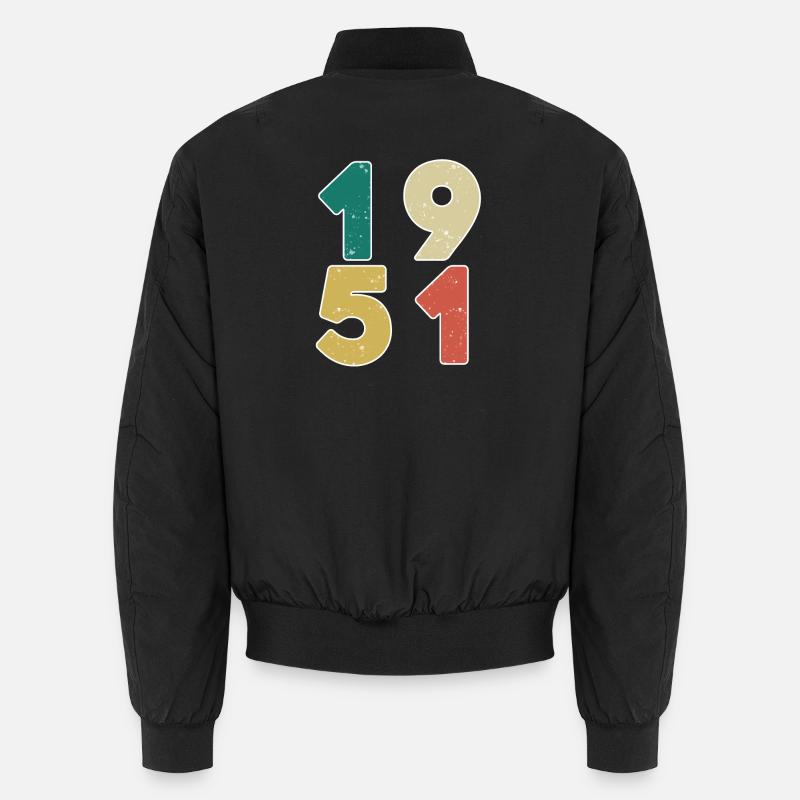 1951 - Born 1951 - Built in 1951 Unisex Bomber Jacket