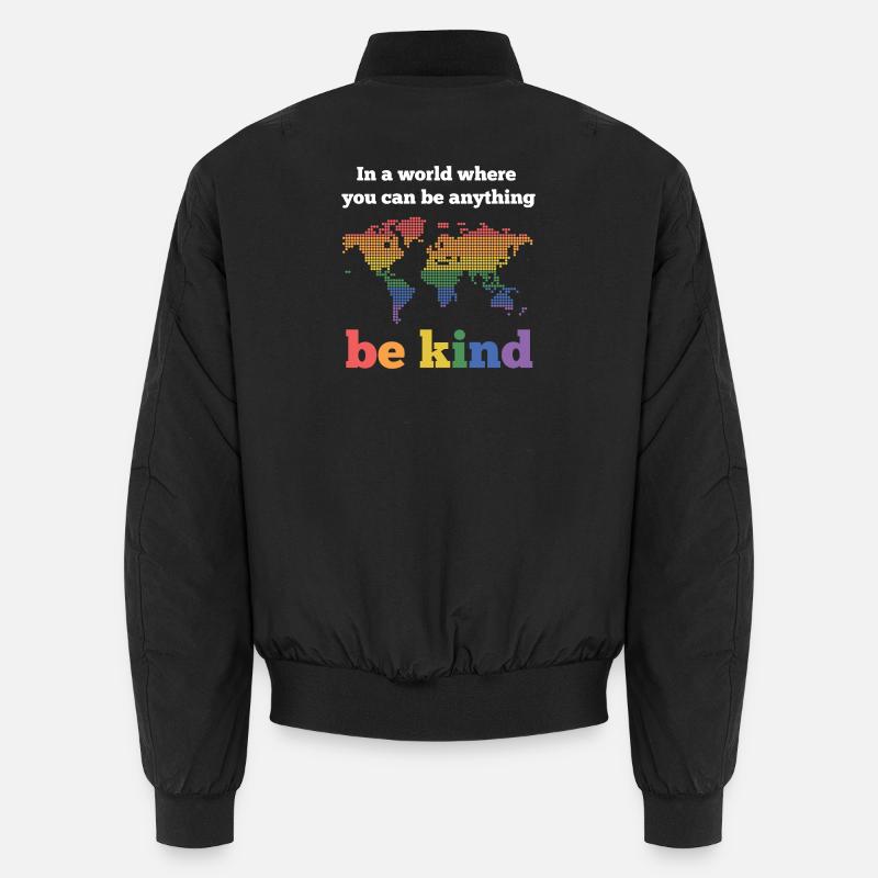LGBTQ-Pride-Monat - Sei freundlich Unisex Bomberjacke