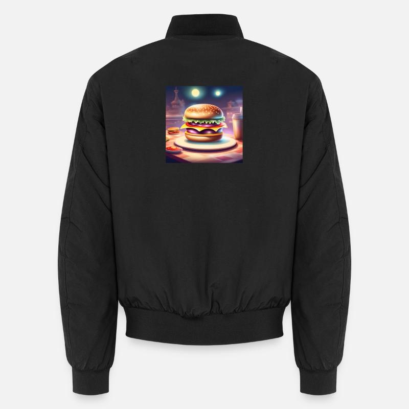 burger, hamburger, fast food Bomber unisexe