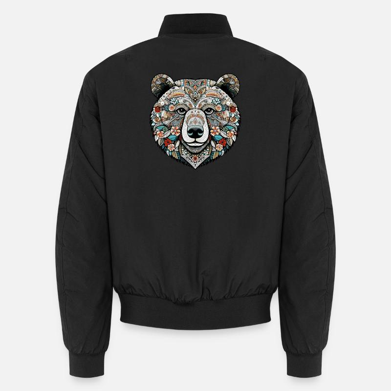 Bear Unisex Bomber Jacket