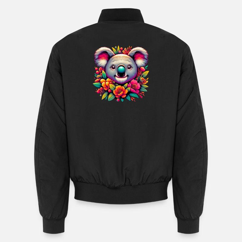Koala - Bomber unisexe - noir