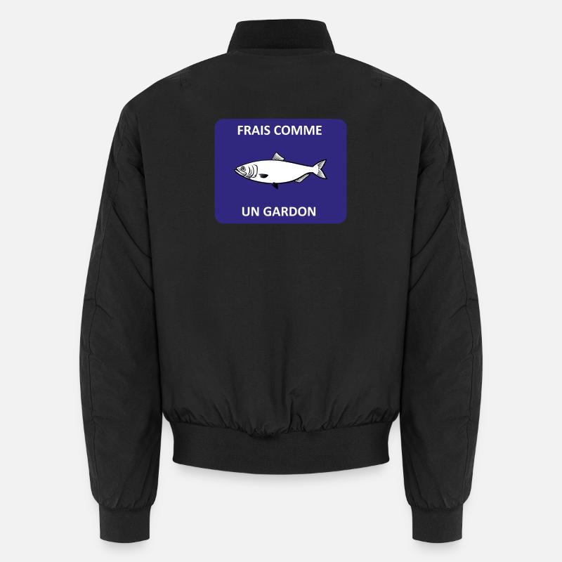 Frais comme un gardon - Bomber unisexe - noir