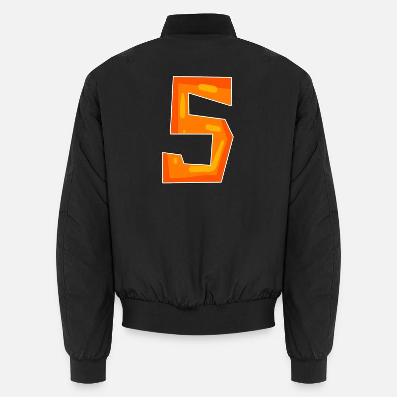 5 Orange Bomber unisexe