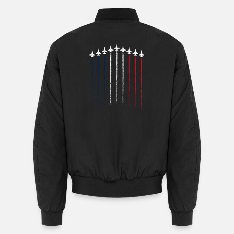 Jet Parade Tricolour Unisex Bomber Jacket