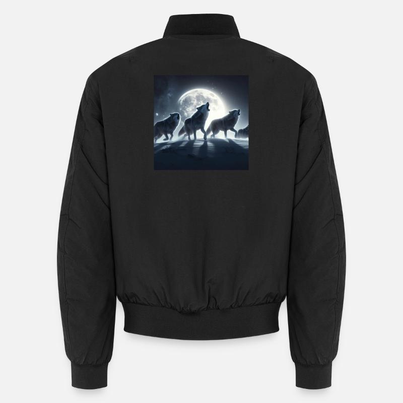 Das Heulen der Wölfe Unisex Bomberjacke