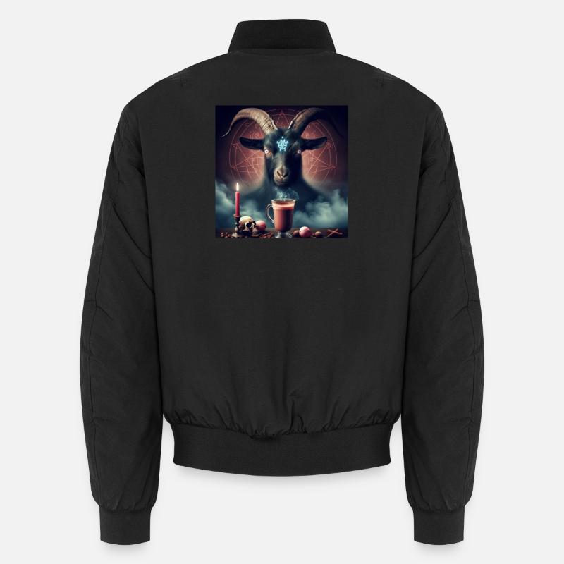Satan anrufen - Unisex Bomberjacke - Schwarz
