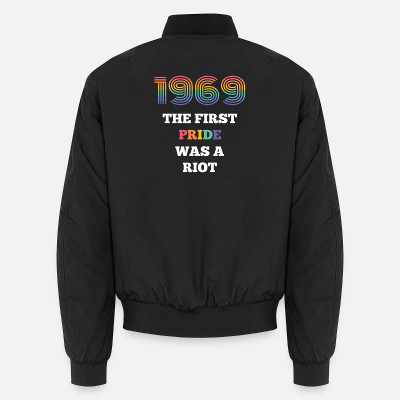 LGBT Pride Month - The First Pride Was A Riot Unisex Bomber Jacket