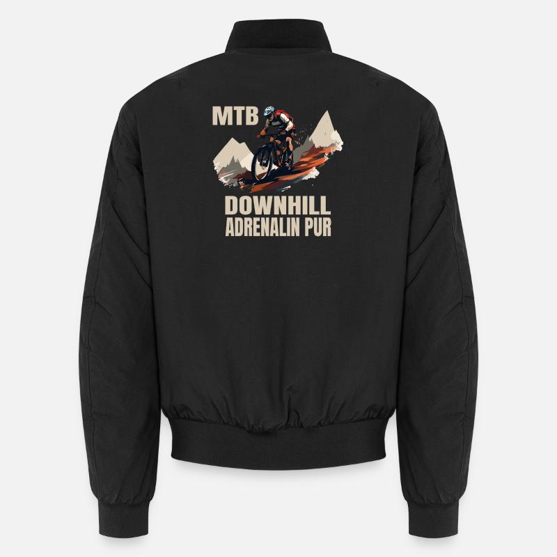 Downhill: Adrenalin pur - Unisex Bomberjacke - Schwarz