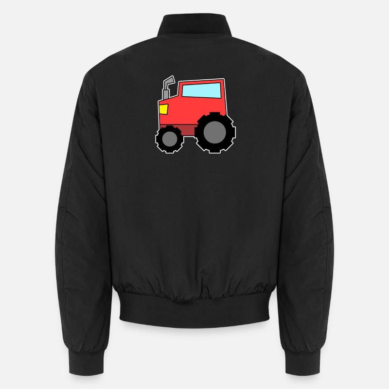 Traktor rot Unisex Bomberjacke