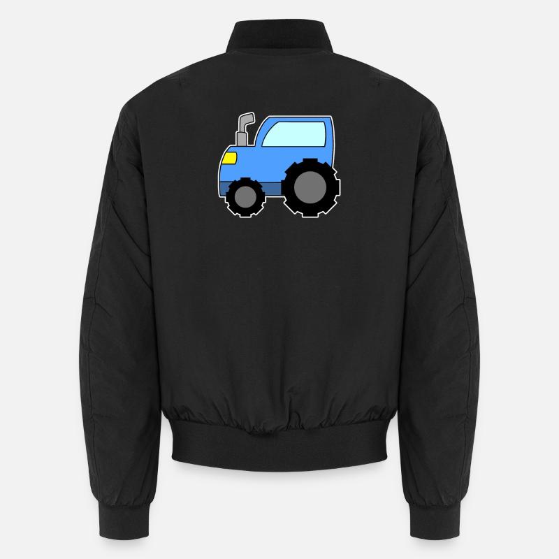 Tractor Blue Unisex Bomber Jacket