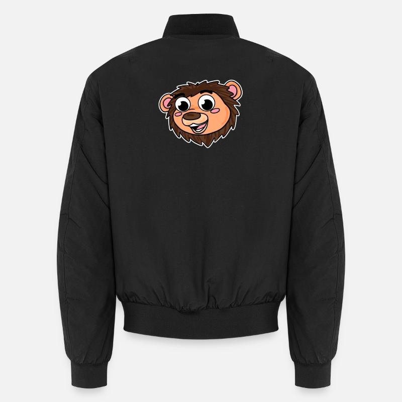Löwe Kopf Tier Unisex Bomberjacke