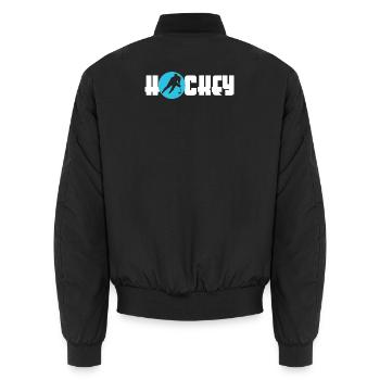 Sports d’hiver Hockey sur glace Skieurs Ski froid - Bomber unisexe - noir - Dos - AI Model Male 185 light (185cm)