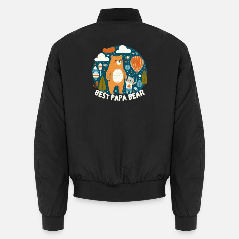 Vatertag. Bester Unisex Bomberjacke