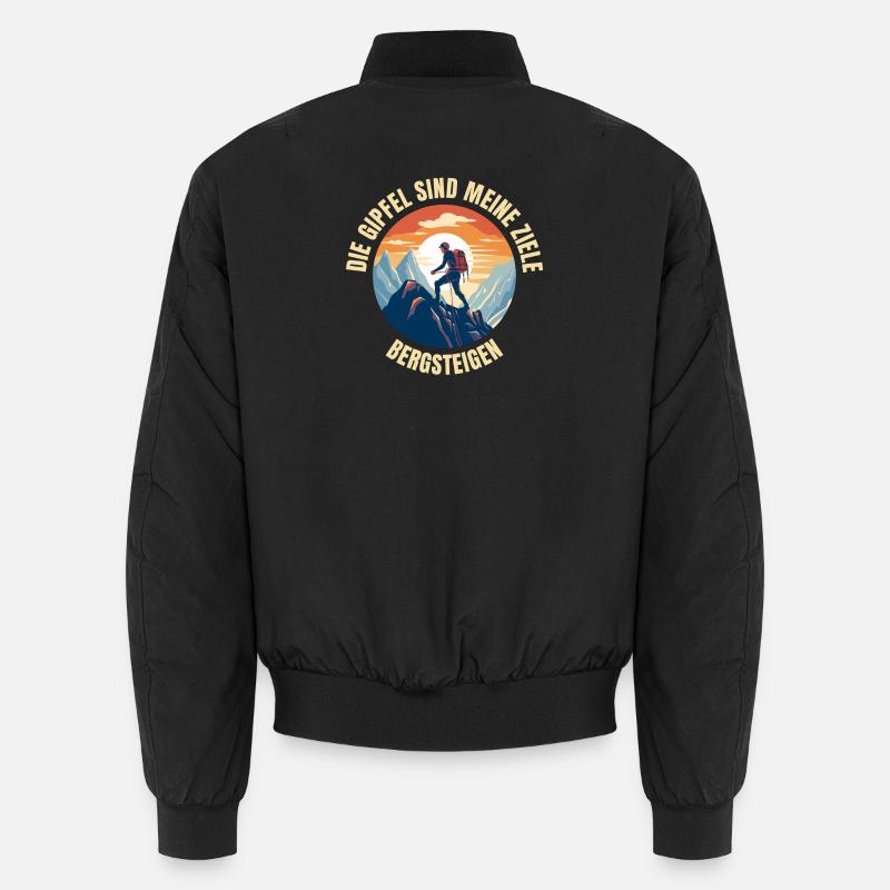 Die Gipfel sind meine Ziele Unisex Bomberjacke