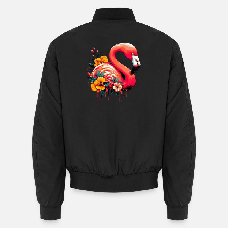 Flamant - Bomber unisexe - noir