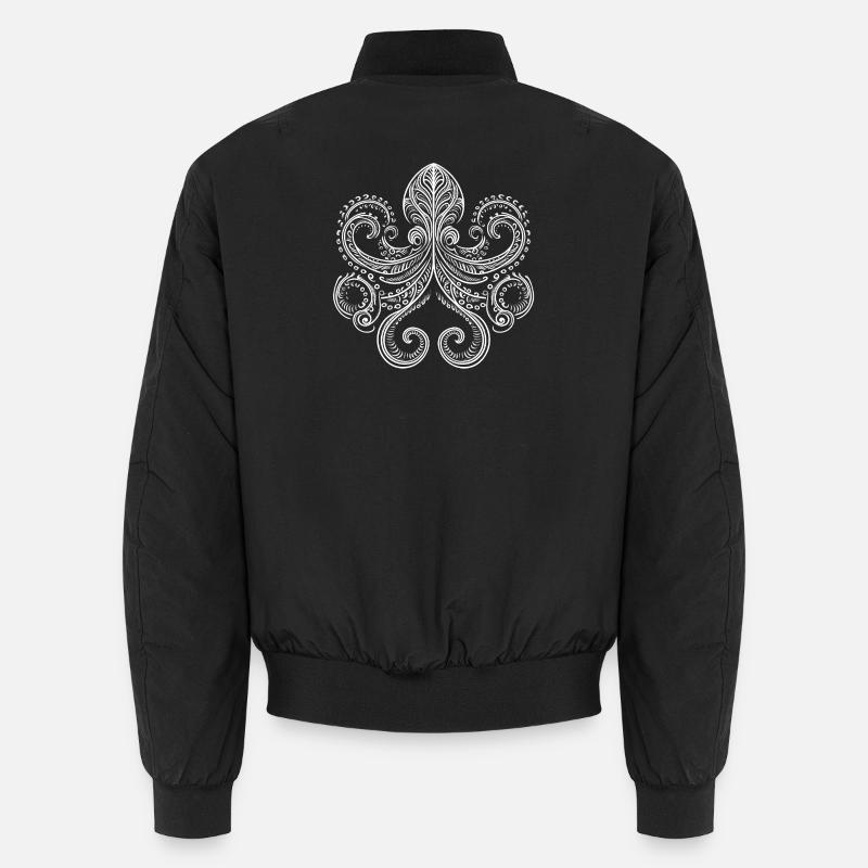 Octopus Maori Ornement Plongée Bomber unisexe