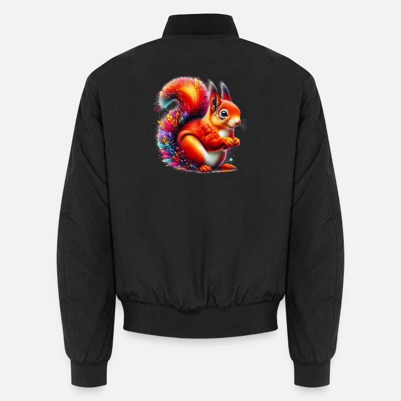 Eichhörnchen Unisex Bomberjacke