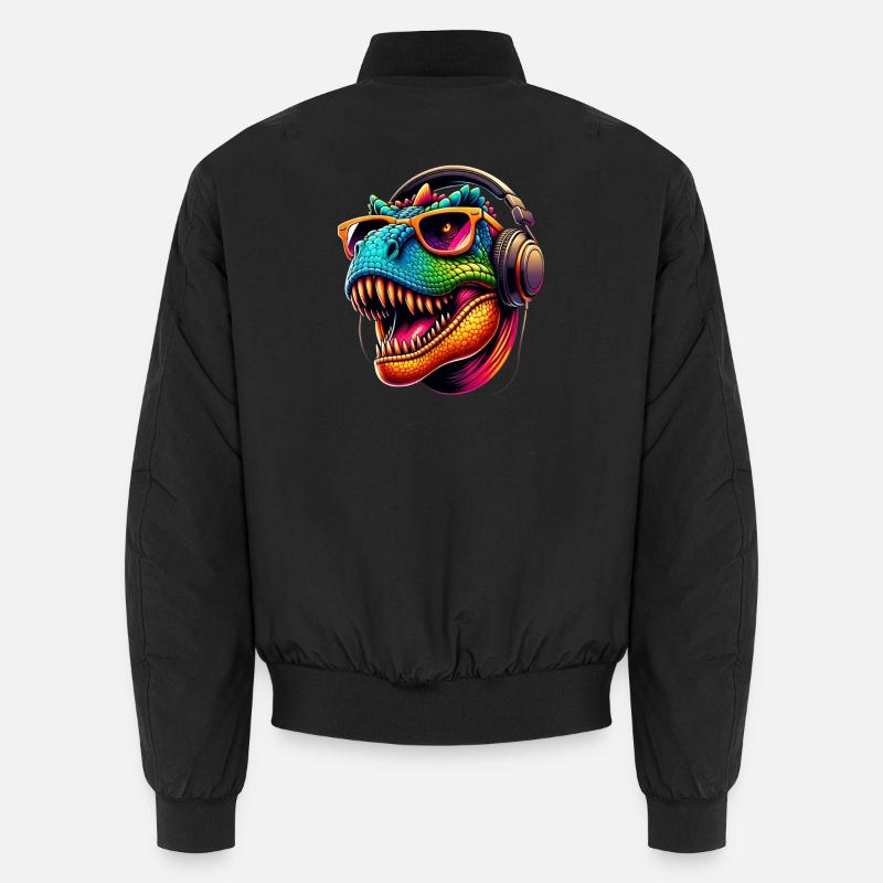 Dino DJ Stil Unisex Bomberjacke