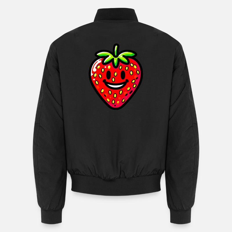 Erdbeer-Erdbeeren Unisex Bomberjacke