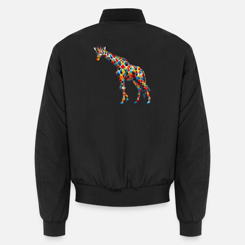 Giraffe Unisex Bomberjacke